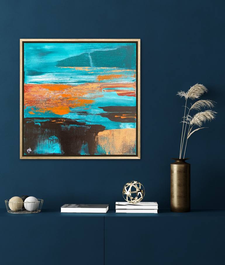 Original Abstract Landscape Painting by Carrie Welsh