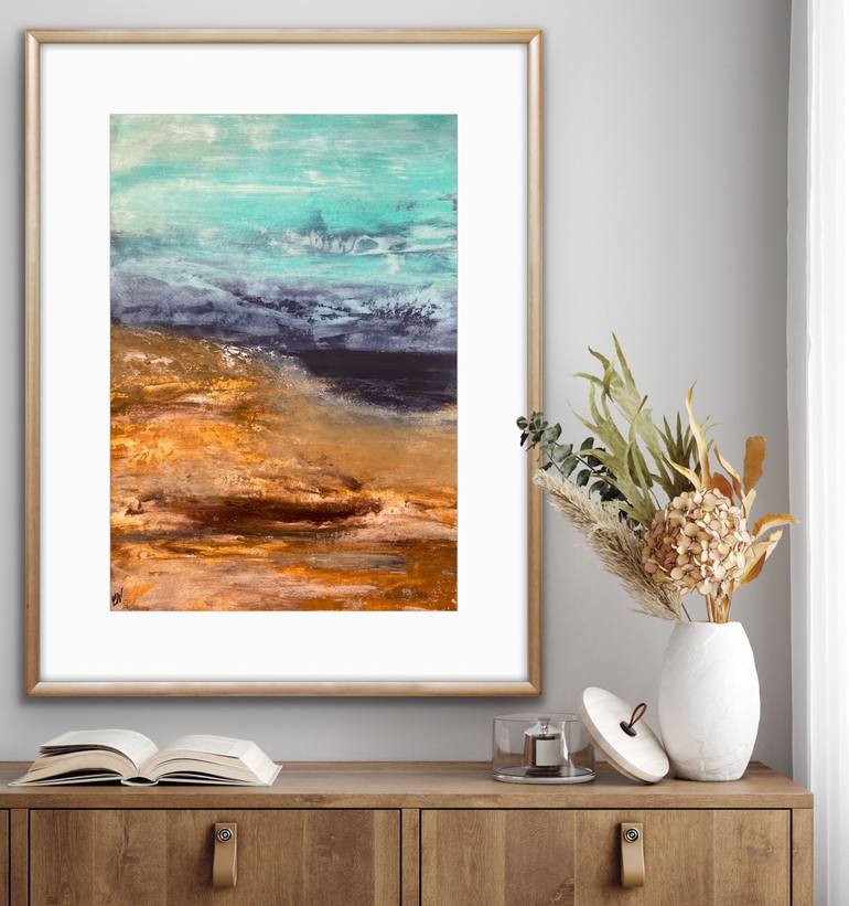 Original Abstract Landscape Painting by Carrie Welsh