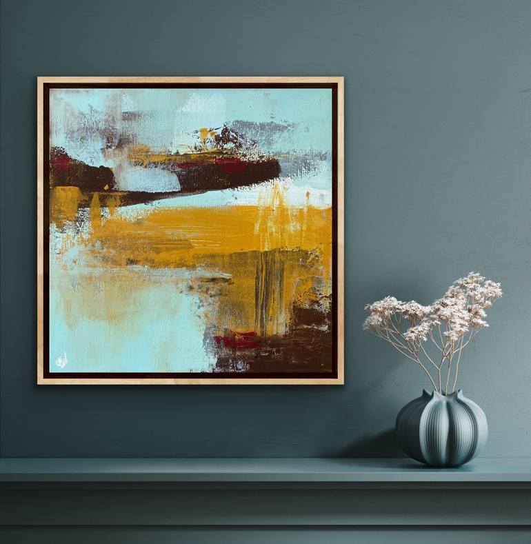 Original Abstract Landscape Painting by Carrie Welsh