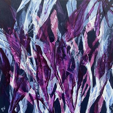 Original Abstract Botanic Paintings by Carrie Welsh