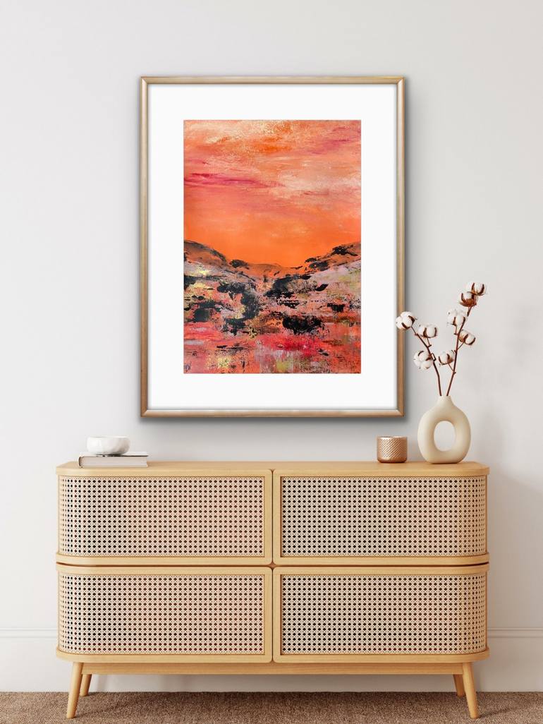 Original Abstract Landscape Painting by Carrie Welsh