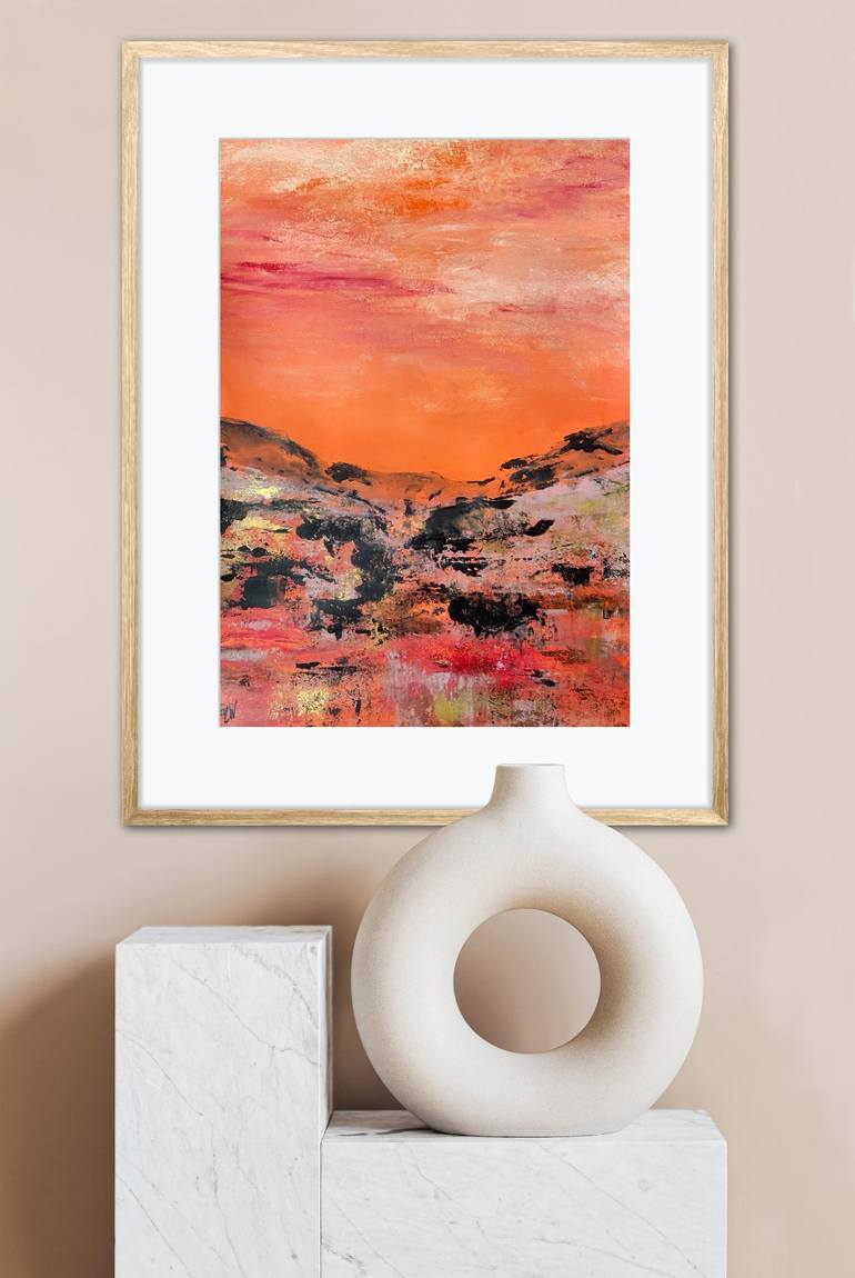 Original Abstract Landscape Painting by Carrie Welsh