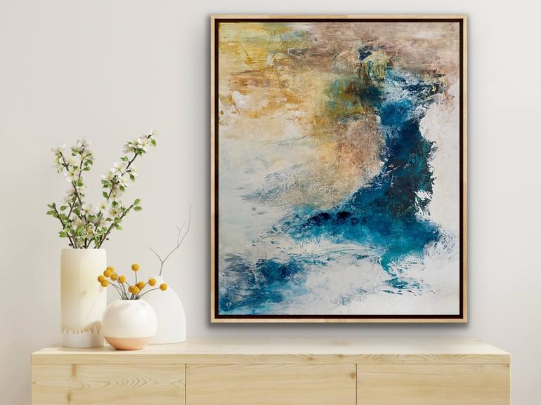 Original Abstract Landscape Painting by Carrie Welsh