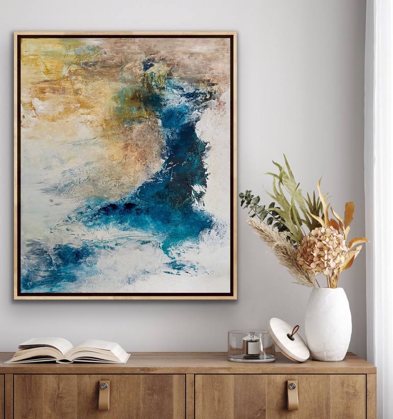 Original Abstract Landscape Painting by Carrie Welsh