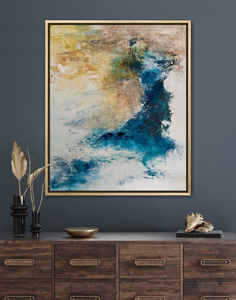 Original Abstract Landscape Painting by Carrie Welsh