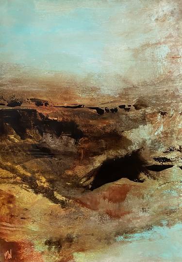 Original Abstract Landscape Paintings by Carrie Welsh