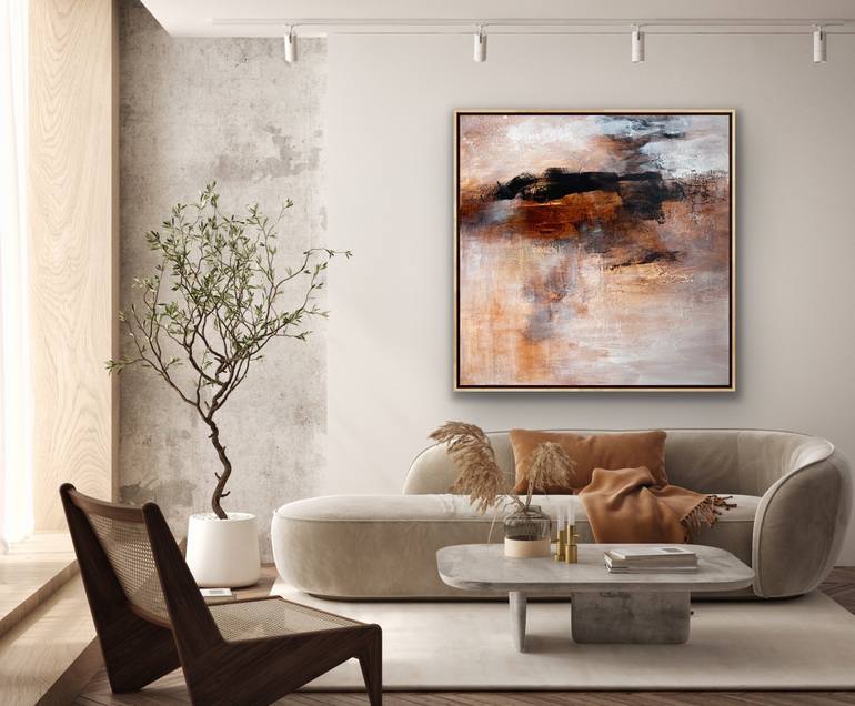 Original Abstract Landscape Painting by Carrie Welsh