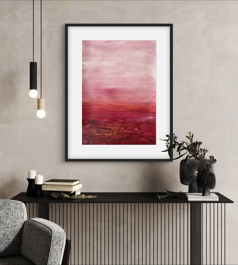 Original Abstract Landscape Painting by Carrie Welsh