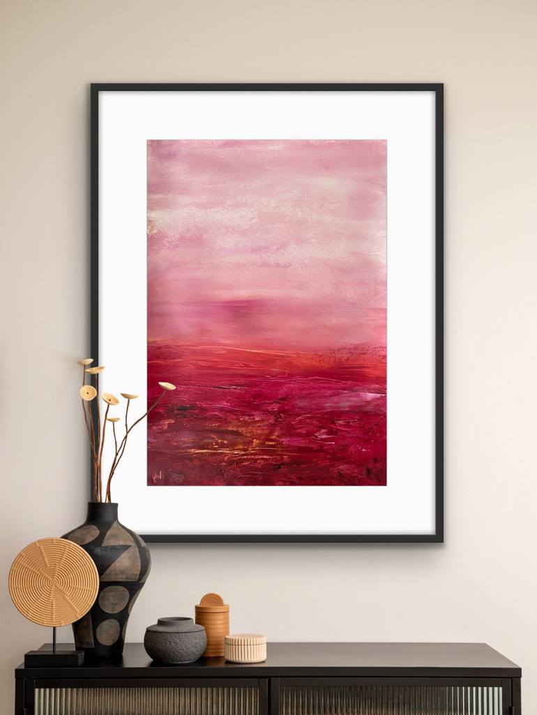 Original Abstract Landscape Painting by Carrie Welsh