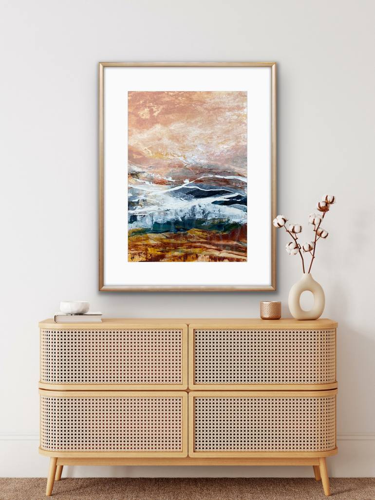 Original Abstract Landscape Painting by Carrie Welsh
