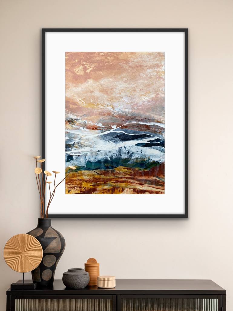 Original Abstract Landscape Painting by Carrie Welsh