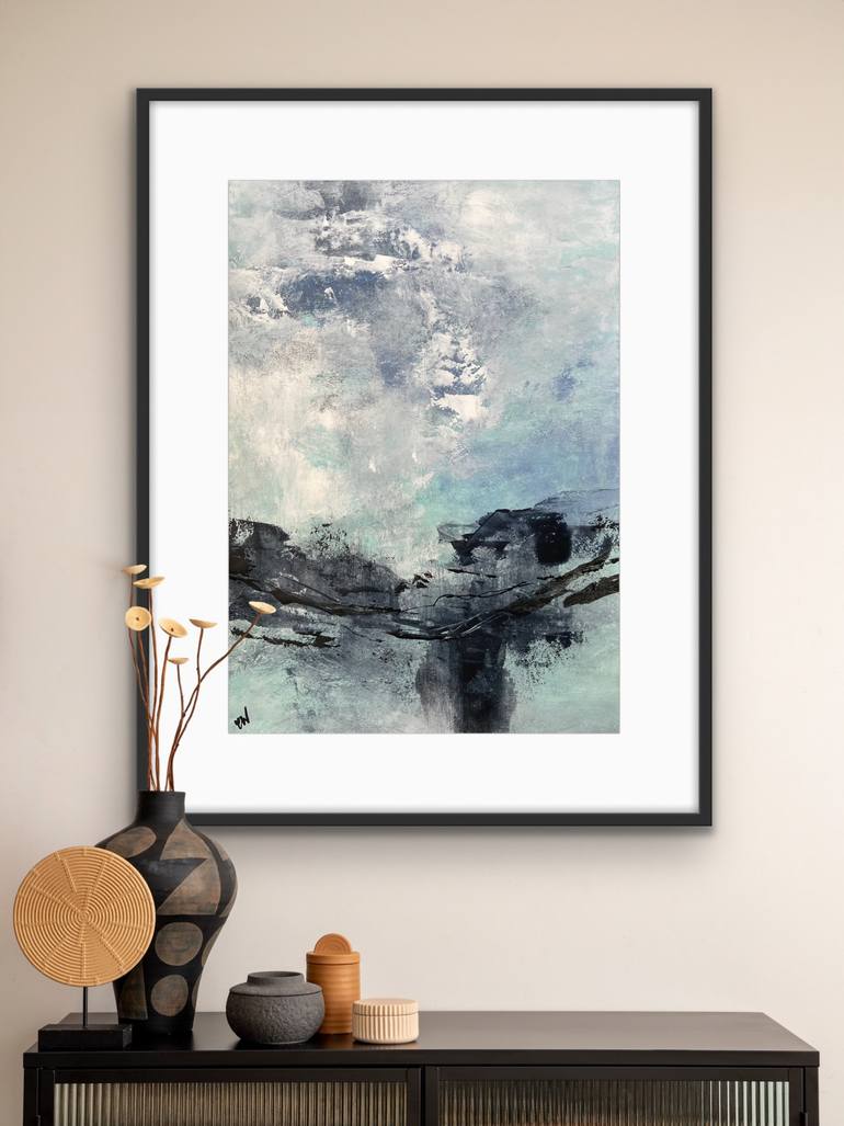 Original Abstract Landscape Painting by Carrie Welsh