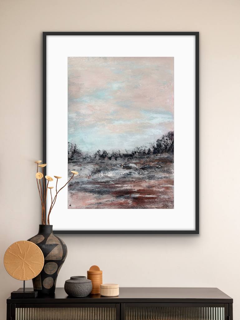 Original Abstract Landscape Painting by Carrie Welsh