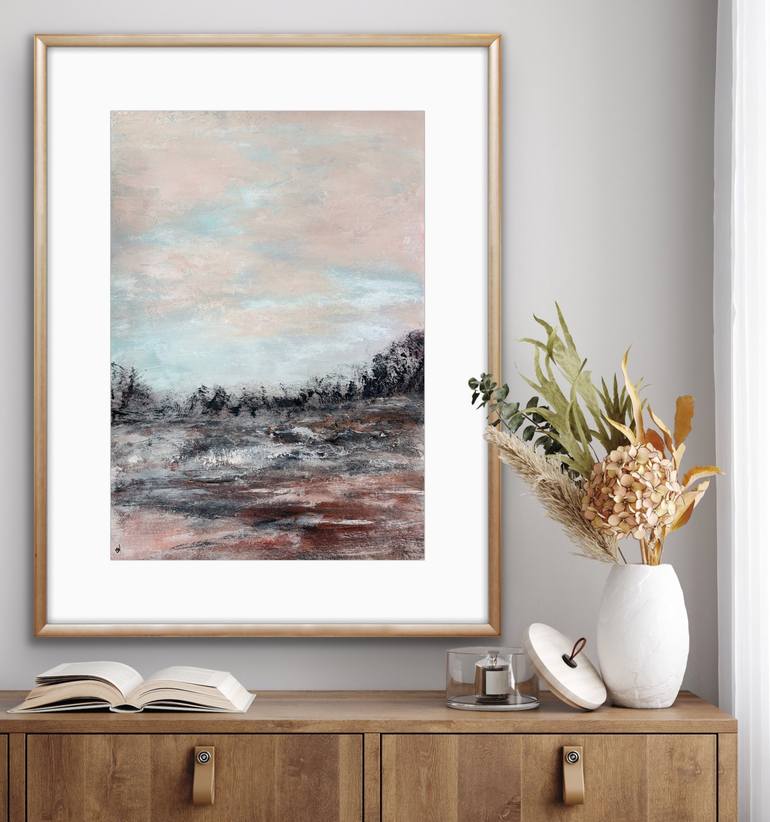 Original Abstract Landscape Painting by Carrie Welsh