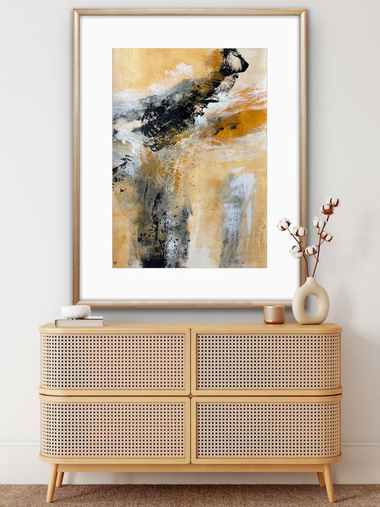 Original Abstract Expressionism Abstract Painting by Carrie Welsh