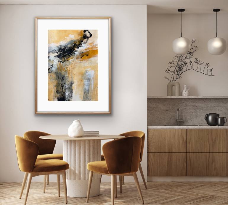 Original Abstract Expressionism Abstract Painting by Carrie Welsh