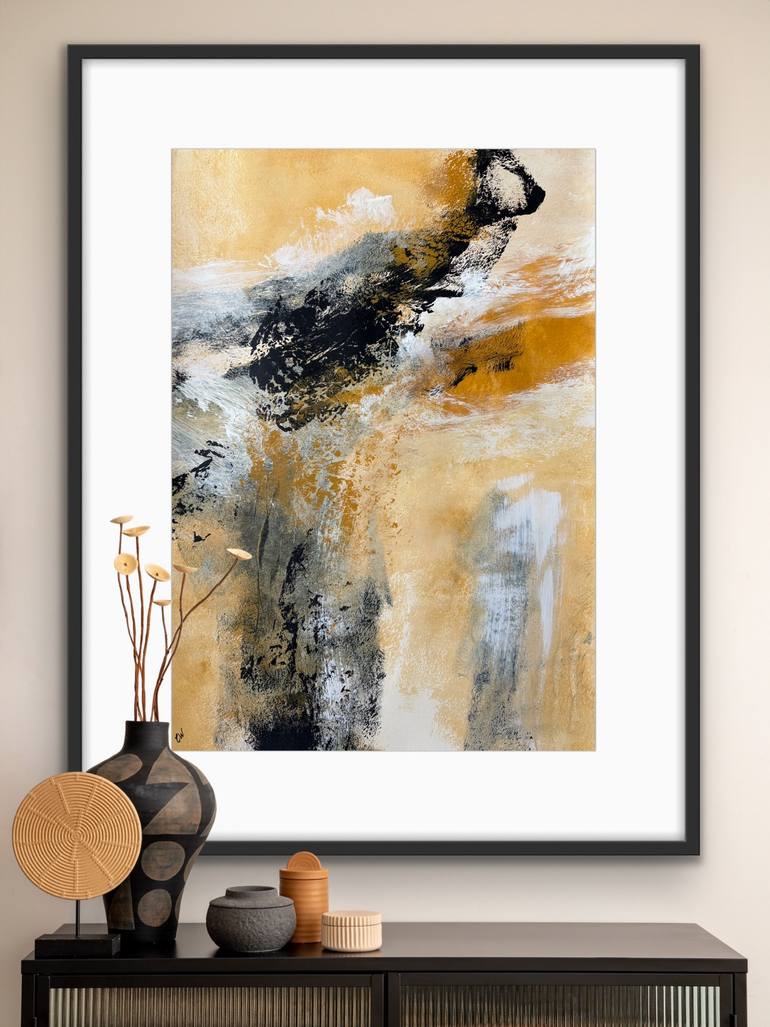 Original Abstract Expressionism Abstract Painting by Carrie Welsh