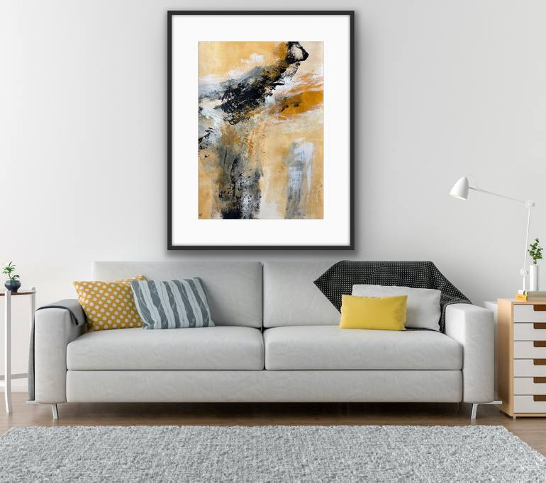 Original Abstract Expressionism Abstract Painting by Carrie Welsh