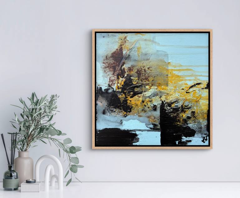 Original Abstract Expressionism Abstract Painting by Carrie Welsh