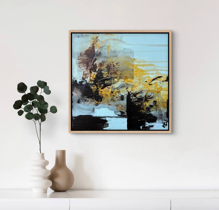 Original Abstract Expressionism Abstract Painting by Carrie Welsh