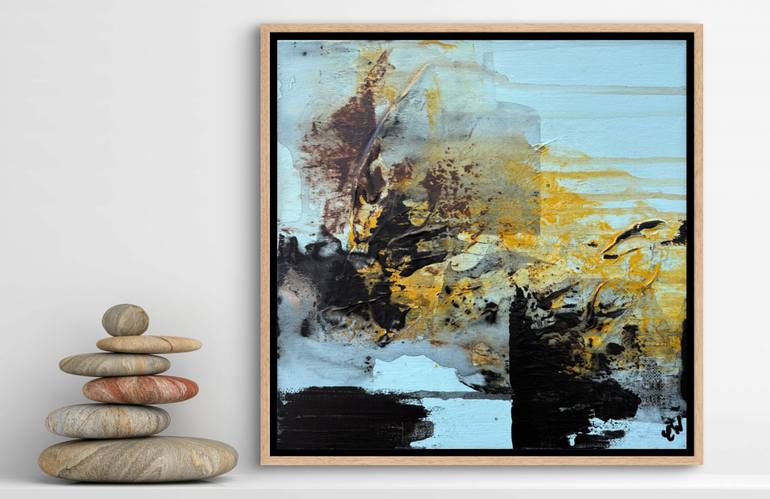 Original Abstract Expressionism Abstract Painting by Carrie Welsh