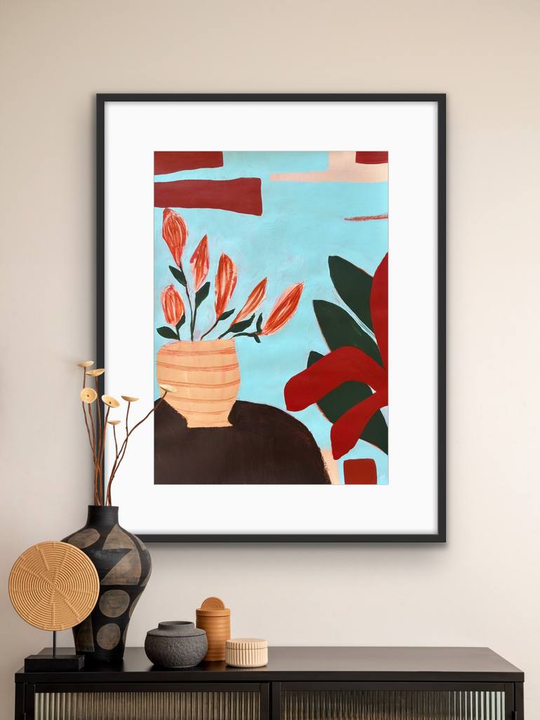 Original Abstract Still Life Painting by Carrie Welsh