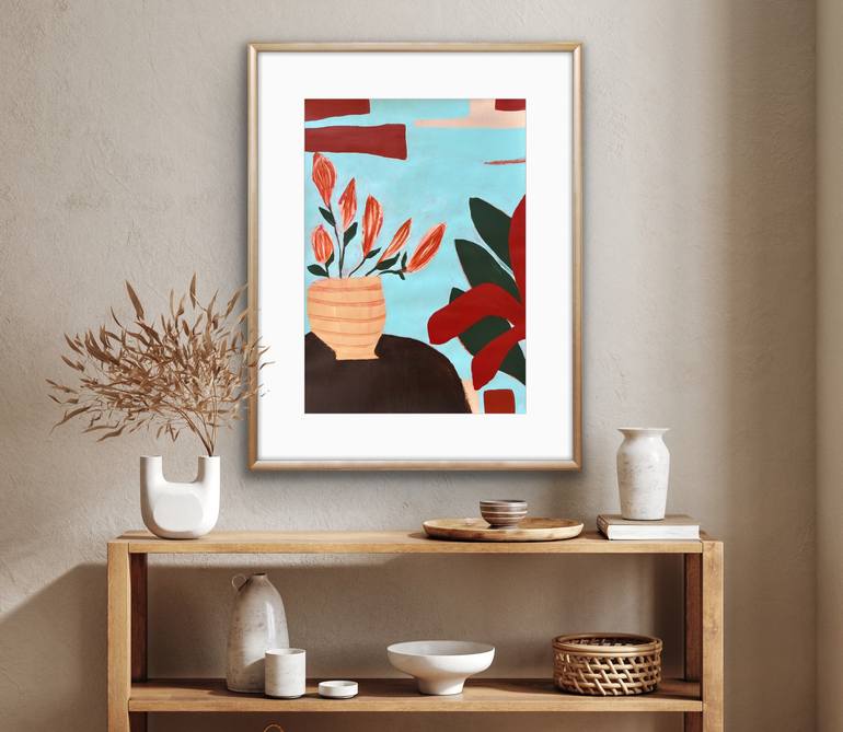 Original Abstract Still Life Painting by Carrie Welsh