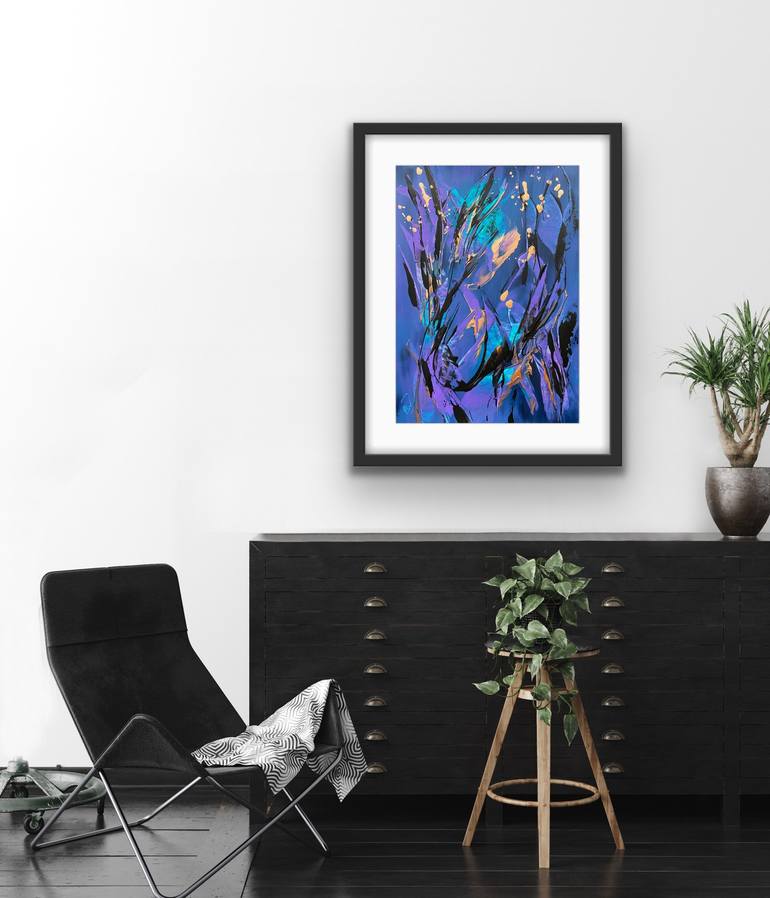Original Abstract Expressionism Abstract Painting by Carrie Welsh