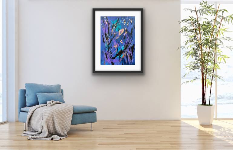 Original Abstract Expressionism Abstract Painting by Carrie Welsh