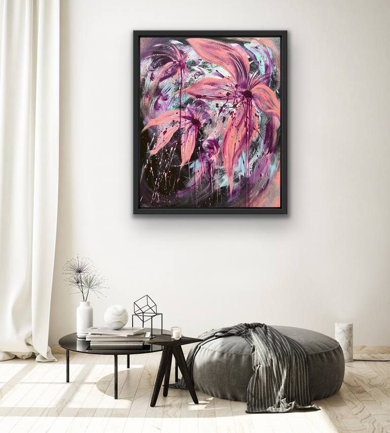 Original Abstract Expressionism Abstract Painting by Carrie Welsh