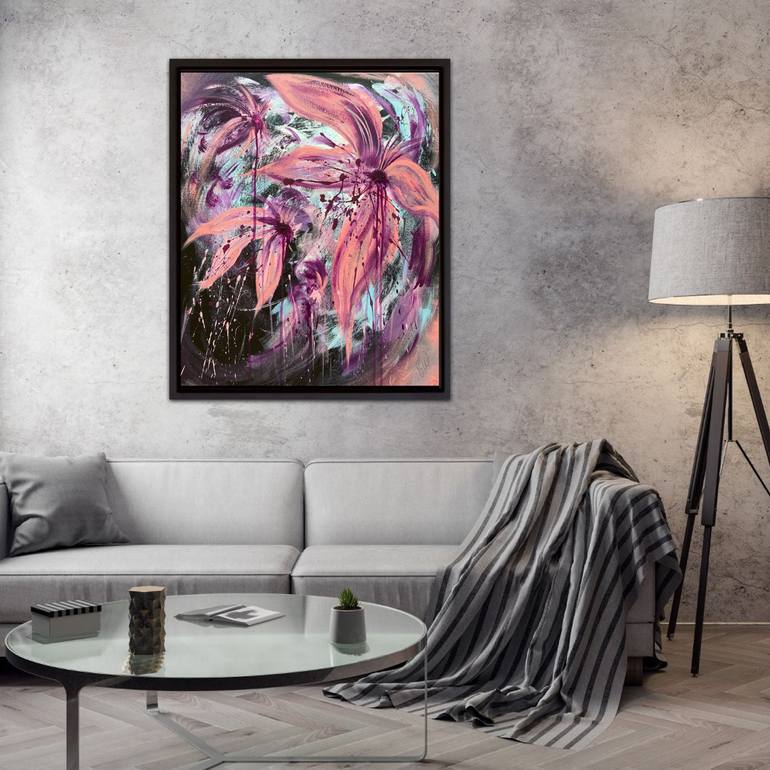 Original Abstract Expressionism Abstract Painting by Carrie Welsh