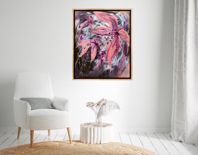 Original Abstract Expressionism Abstract Painting by Carrie Welsh