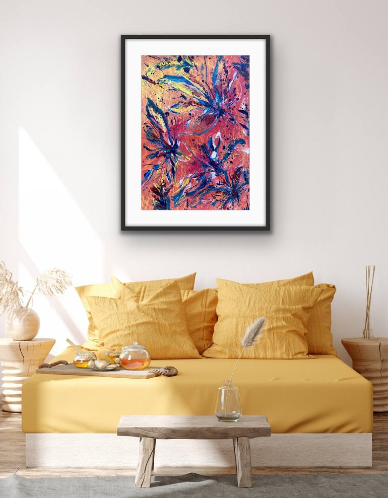 Original Abstract Expressionism Abstract Painting by Carrie Welsh