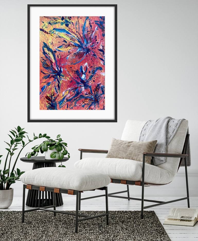 Original Abstract Expressionism Abstract Painting by Carrie Welsh