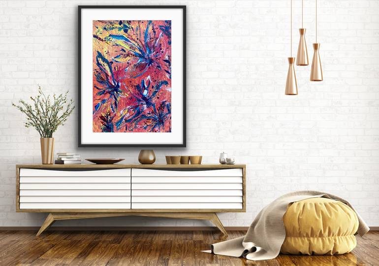 Original Abstract Expressionism Abstract Painting by Carrie Welsh