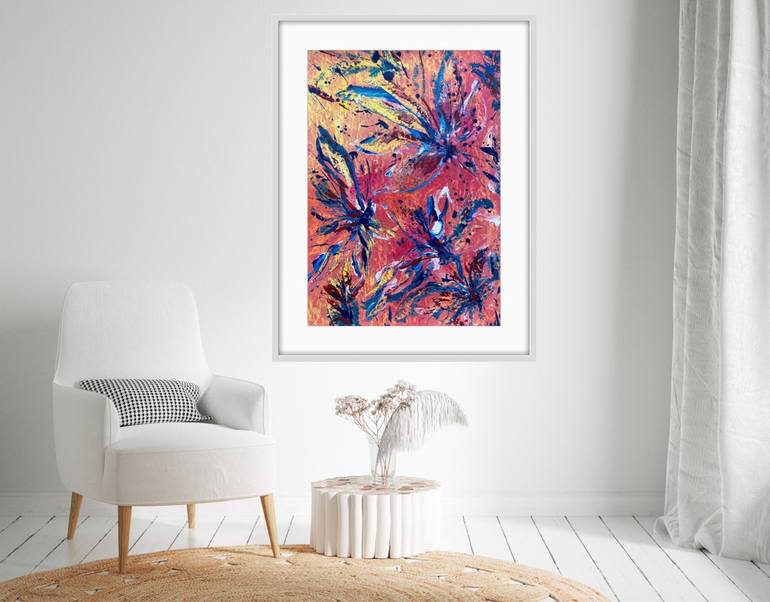 Original Abstract Expressionism Abstract Painting by Carrie Welsh