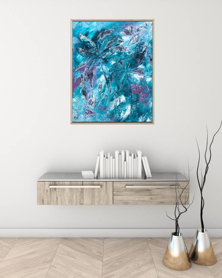 Original Abstract Expressionism Abstract Painting by Carrie Welsh