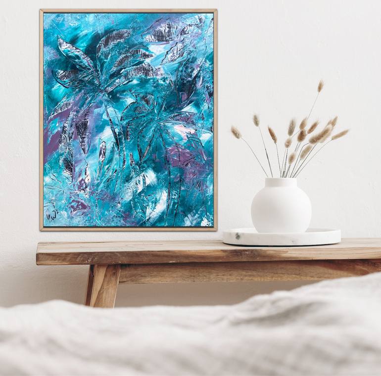 Original Abstract Expressionism Abstract Painting by Carrie Welsh