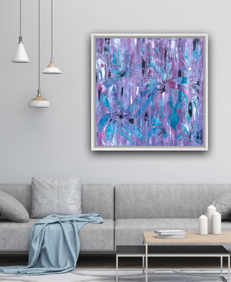 Original Abstract Expressionism Abstract Painting by Carrie Welsh