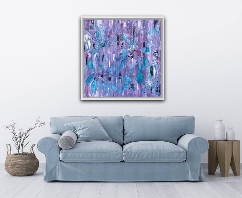 Original Abstract Expressionism Abstract Painting by Carrie Welsh