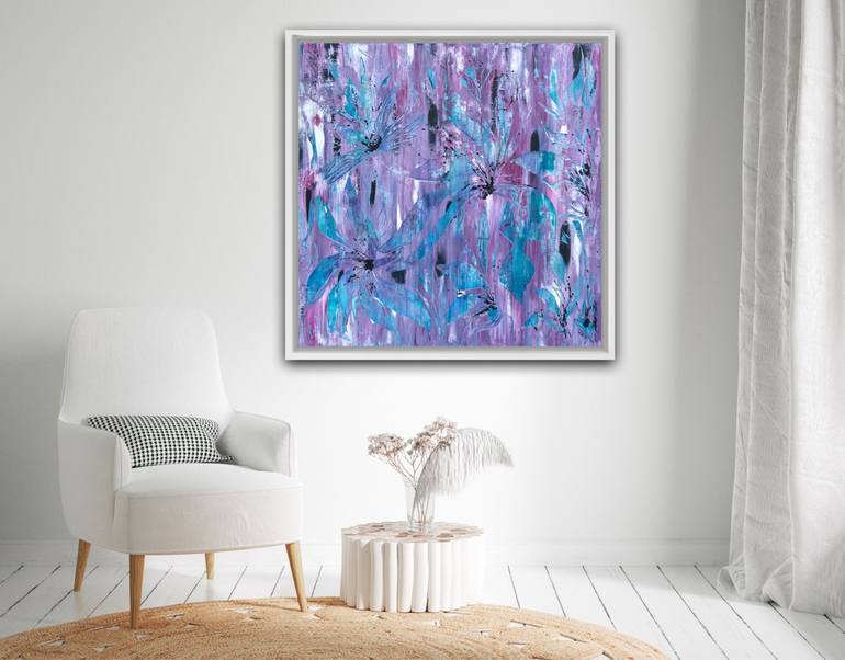 Original Abstract Expressionism Abstract Painting by Carrie Welsh