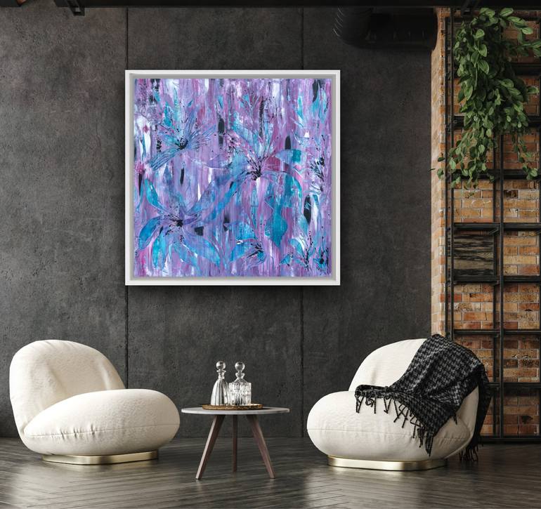 Original Abstract Expressionism Abstract Painting by Carrie Welsh