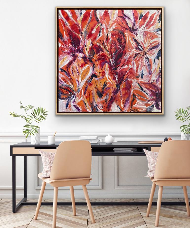 Original Abstract Expressionism Abstract Painting by Carrie Welsh