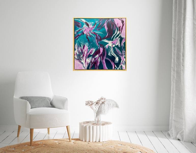 Original Abstract Expressionism Abstract Painting by Carrie Welsh