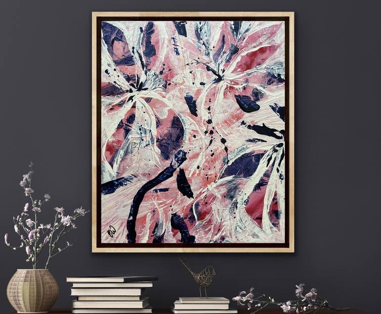 Original Abstract Expressionism Abstract Painting by Carrie Welsh