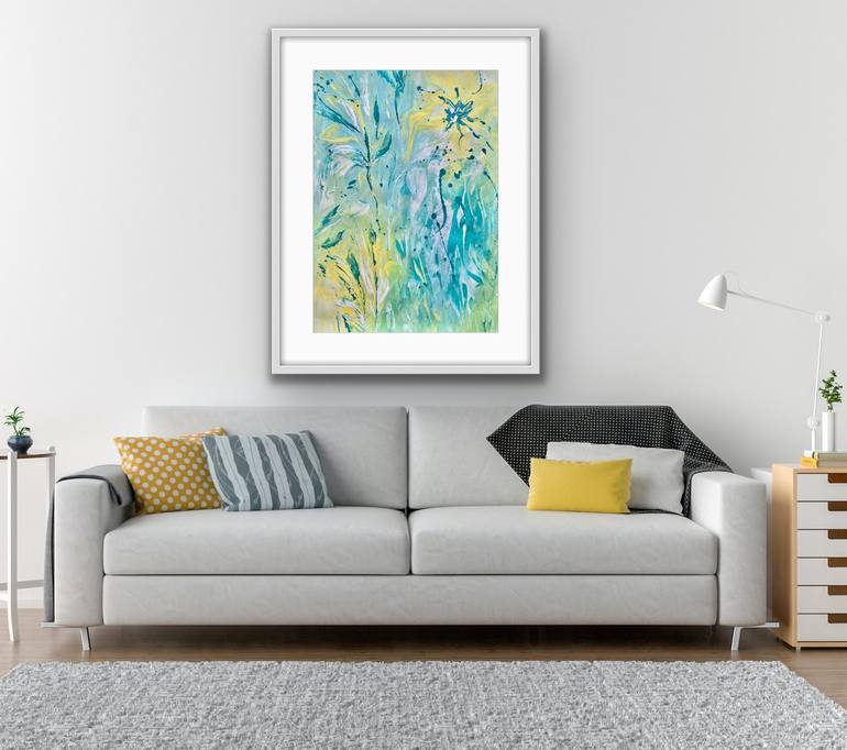 Original Abstract Expressionism Abstract Painting by Carrie Welsh