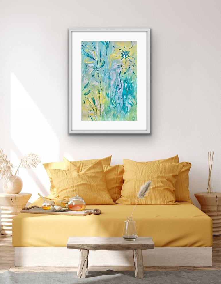 Original Abstract Expressionism Abstract Painting by Carrie Welsh