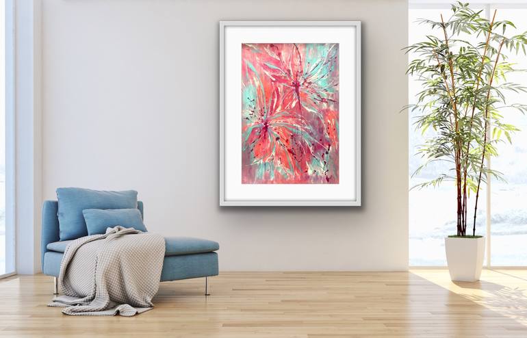 Original Abstract Expressionism Abstract Painting by Carrie Welsh