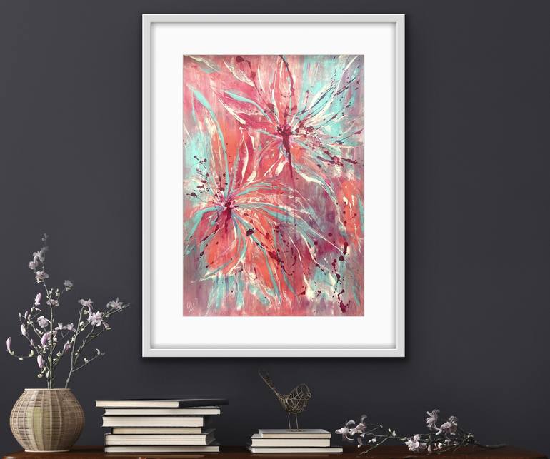 Original Abstract Expressionism Abstract Painting by Carrie Welsh