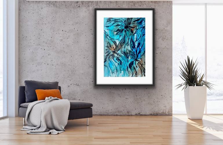 Original Abstract Expressionism Abstract Painting by Carrie Welsh